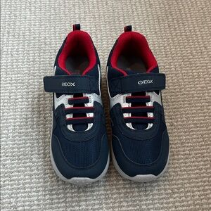Geox Kids' Blue and Red Sneakers